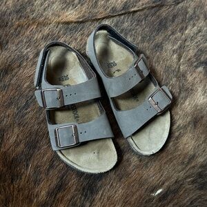 Kids Birkenstock Milano Tan Size 30 US 12-12.5